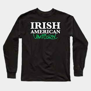 Irish American Unicorn Long Sleeve T-Shirt